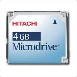 hitachi 4gb microdrive CF type 2