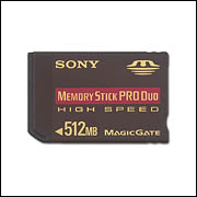 Sony memory stick pro duo